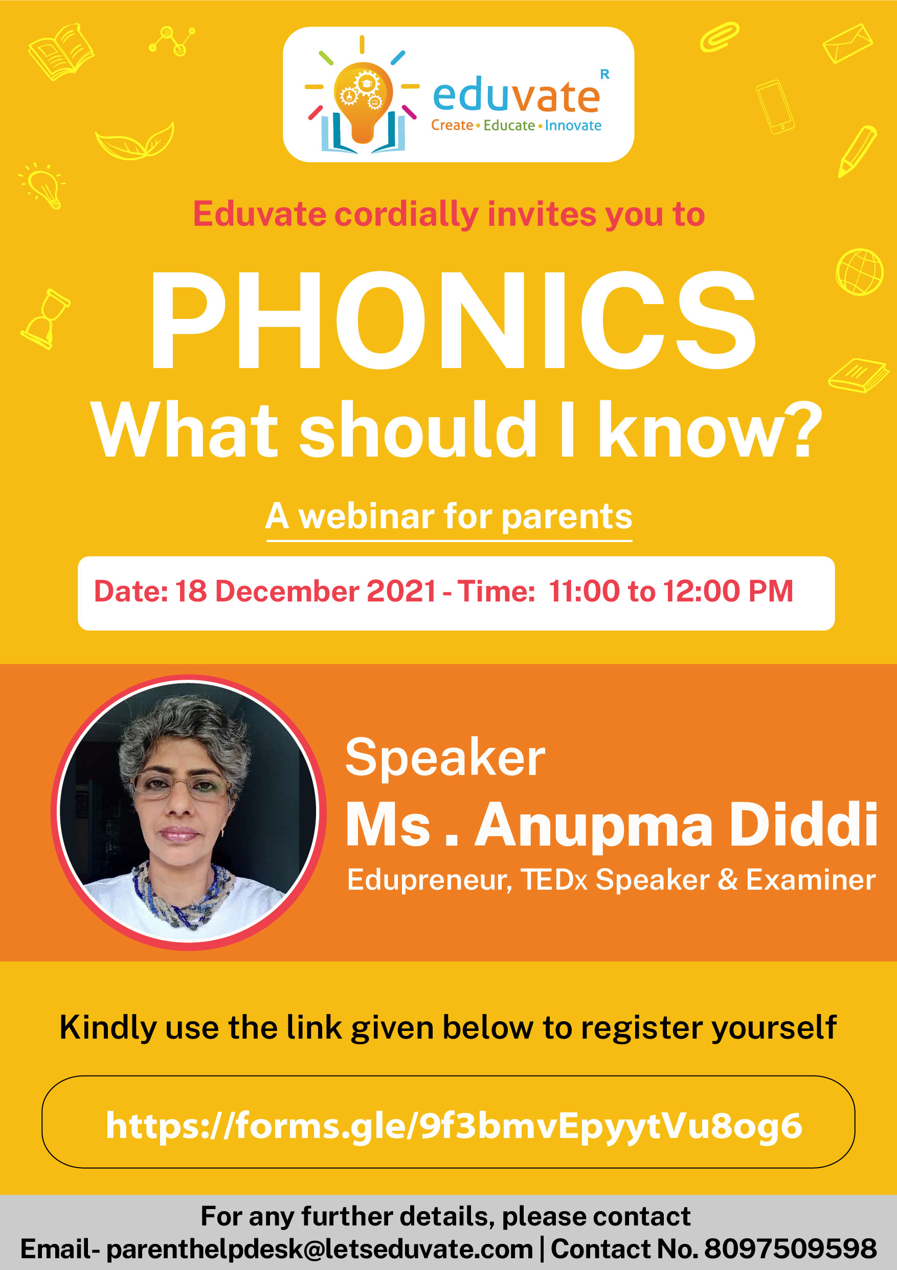 Phonics – What Should I Know – A webinar for parents